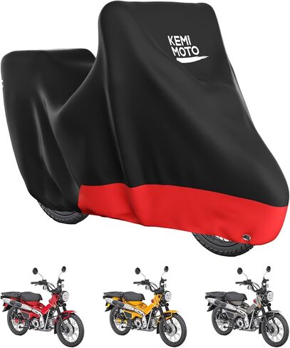 KEMIMOTO Weatherproof Motorcycle Cover Compatible with CT125 Trail 125 Hunter Cub 2021 2022 2023 2024 2025 Outdoor Indoor All Weather Protect from Dust Sunlight Rain in Saudi Arabia