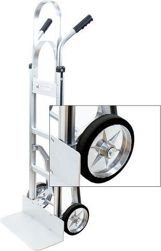 NK-WAW8 8" x 1 5/8" Aluminum Flat Free Wheel for Hand Trucks (Qty: 2) in Saudi Arabia