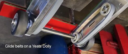 M5 47 Inch Aluminum Appliance Hand Truck / Felt Protection / 500 lb. Capacity / Made in The USA (M5-F) in Saudi Arabia