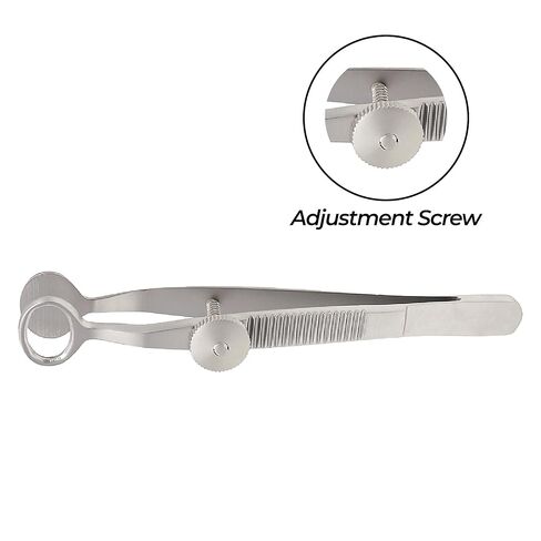 Stellmacher Desmarres Chalazion Forceps, Stainless Steel Eyelid Clamp for Simulation & Training, 9 cm Length, Precision Ophthalmic Instrument in Multiple Sizes (Small 13mm O.D) in Saudi Arabia