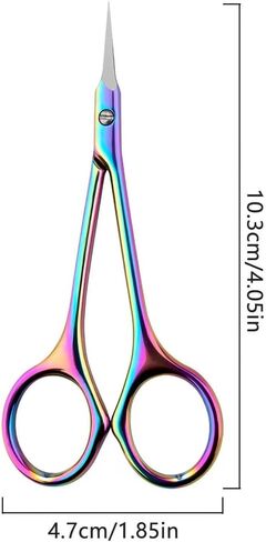 Cuticle Scissors for Trimming Nail Cuticles, Stainless Steel Tools for Removing Dead Skin, Stainless Steel Nail Clippers with Agile Curved Tips for Nail Grooming. in Saudi Arabia
