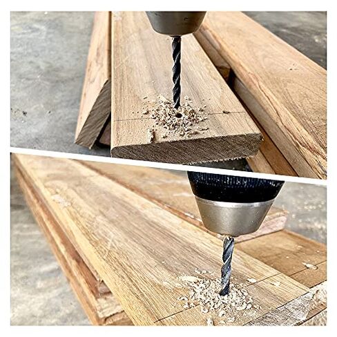 Masonry Drill Bit Set, 10PCS Carbide Tip, Hex Shank for Tile, Brick, Glass, Plastic, Porcelain, Marble, Wood, Ceramic Wall, Mirror, for DIY Home Improvement, Professional in Saudi Arabia