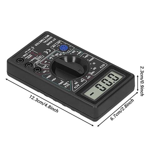 Digital Multimeter Tester, DT830B Electrical Voltmeter Ammeter Portable Volt Multi Meter Car Battery Tester Circuit Tester in Saudi Arabia