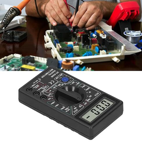Digital Multimeter Tester, DT830B Electrical Voltmeter Ammeter Portable Volt Multi Meter Car Battery Tester Circuit Tester in Saudi Arabia
