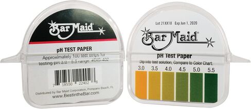 Winco Bar Maid, موزع شرائط اختبار درجة الحموضة، نطاق 3.0-5.5 (100 شريط لكل موزع) in Saudi Arabia