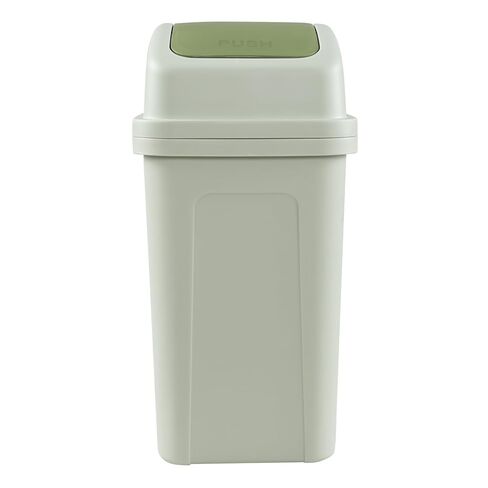 1.8 Gallon Trash Can with Swing Lid, 7 L Plastic Swing Top Trash Can (Green), F in Saudi Arabia