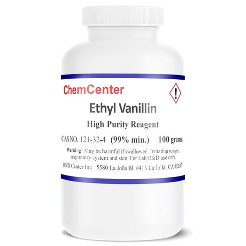 Ethyl Vanillin, Powder, 99% Minimum, 100 Grams in Saudi Arabia