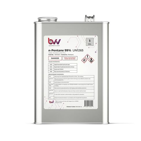 BVV N-Pentane 99% درجة مختبرية حجم 1 كوارت in Kuwait