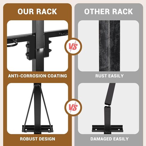 رف أدوات المقطورة المحسن من AugFir مع 8 فتحات للأدوات، وإكسسوارات المناظر الطبيعية شديدة التحمل، وقاعدة معززة، وحامل مجرفة، ورف أدوات للشاحنة in Kuwait