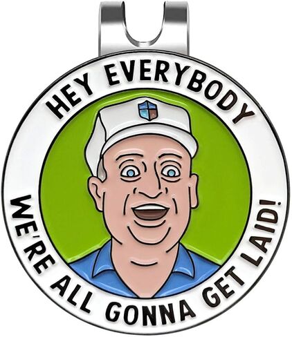 Pinsanity Funny Golf Ball Marker with Hat Clip – Novelty Golfing Accessory & Gift for Golfers in Saudi Arabia
