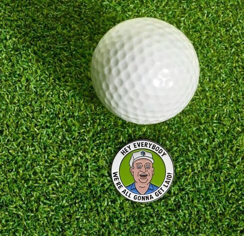 Pinsanity Funny Golf Ball Marker with Hat Clip – Novelty Golfing Accessory & Gift for Golfers in Saudi Arabia