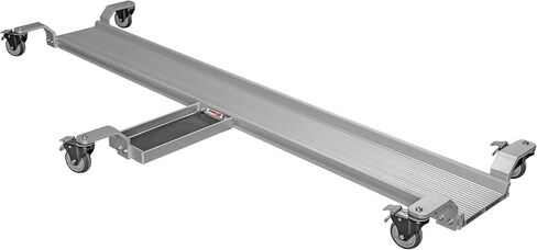 Extreme Max 5001.6515 Pro Series Aluminum Motorcycle Dolly with Adjustable Kickstand Tray and Locking Casters - 1500 lb. Capacity, 80" x 9" Track in Saudi Arabia