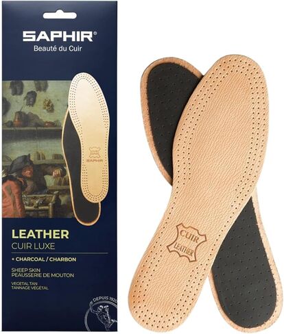 Saphir BLEU Leather on Charcoal Insoles (EU 41-US M8/W10.5) in Saudi Arabia