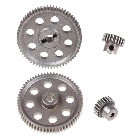 2pcs (21t+64t) 11184 & 11181 Differential Metal Main Gear 64t Motor Gear 21t in Saudi Arabia