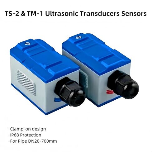 مقياس تدفق المياه بالموجات فوق الصوتية، جهاز قياس تدفق المياه الرقمي TUF-2000B، مستشعرات محولات الطاقة بالموجات فوق الصوتية TS-2 TM-1، شاشة LCD حماية IP68 للأنابيب DN15-700mm in Saudi Arabia
