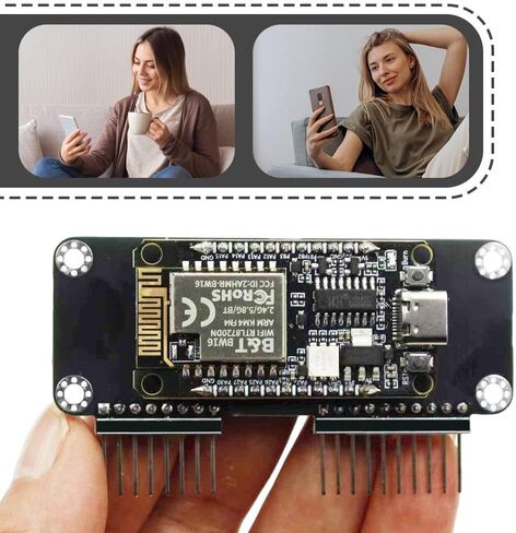 WiFi Scanner Module for Flipper Zero, Dual Band 2.4GHz and 5GHz Spectrum Analyzer with BLE 5.0, 4MB Flash and Open API, Expansion Board in Saudi Arabia