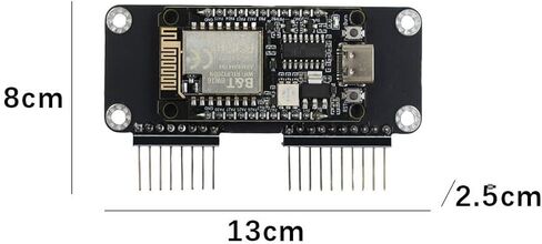 WiFi Scanner Module for Flipper Zero, Dual Band 2.4GHz and 5GHz Spectrum Analyzer with BLE 5.0, 4MB Flash and Open API, Expansion Board in Saudi Arabia