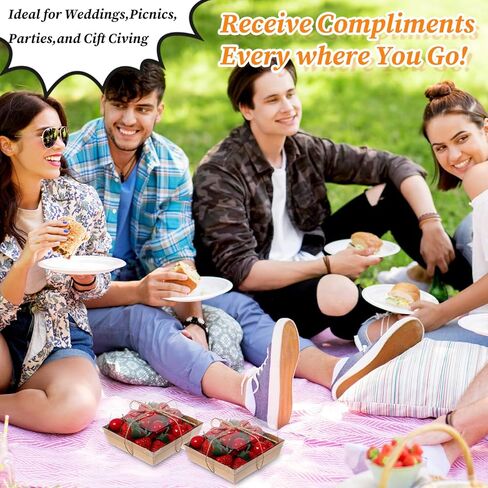 Grevosea 50 Pack Square Charcuterie Boxes with Clear Lids, To Go Paper Mini Charcuterie Box, Disposable Food Containers for Sandwich Cookie Sushi Cake Slice and Strawberries Brown in Saudi Arabia