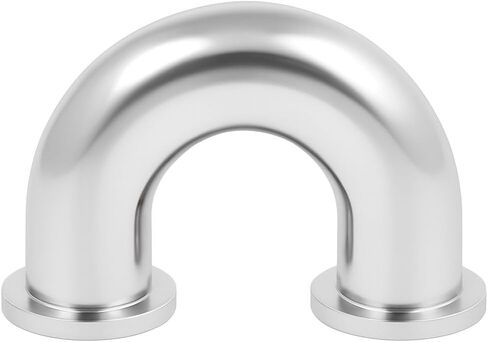 1-1/4" Tube OD Elbow 180 Degree Sanitary Pipe Fitting SS304 Tri Clamp 1.5 Inch in Saudi Arabia