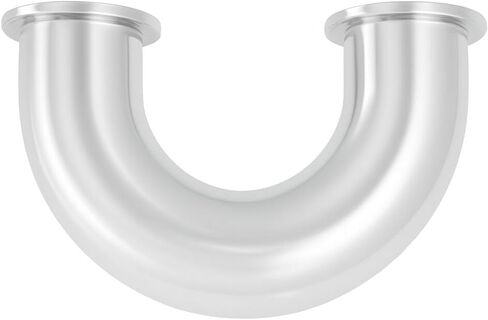 1-1/4" Tube OD Elbow 180 Degree Sanitary Pipe Fitting SS304 Tri Clamp 1.5 Inch in Saudi Arabia