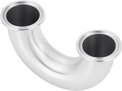 1-1/4" Tube OD Elbow 180 Degree Sanitary Pipe Fitting SS304 Tri Clamp 1.5 Inch in Saudi Arabia