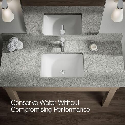 KOHLER K-99491-4-CP Elate Single-Handle Bathroom Sink Faucet, Pop-Up Drain, 1.2 GPM, Single Lever Handle, Sleek Design, Polished Chrome in Saudi Arabia