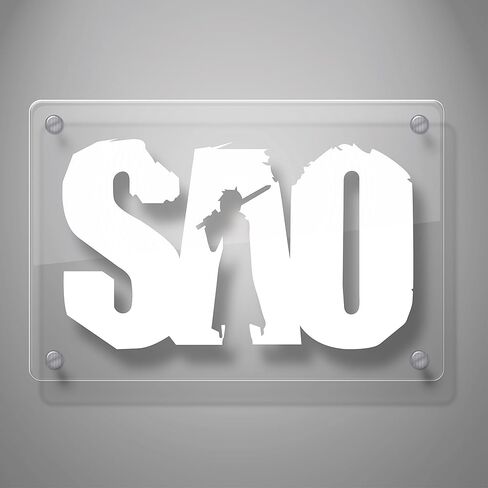 ملصق لاصق Yoonek Graphics SAO لنافذة السيارة والكمبيوتر المحمول والمزيد. # 801 (6 in Saudi Arabia