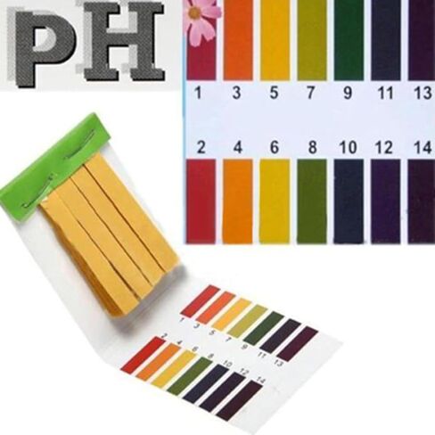1Pack pH.1-14 Test Paper Extensive Test Paper Litmus Test pH Test with Storage Case for Saliva Urine Water Soil Testing Pet Food and Diet pH Monitoring Lab Consumables Lab Supplies in Saudi Arabia