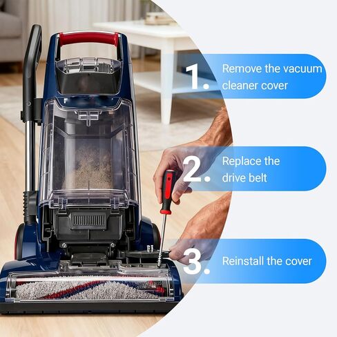 مجموعة أحزمة بديلة 1611129، 1611130، 1606428، لسلسلة Bissell ProHeat 2X Revolution Pet Pro Carpet Cleaner 1986، 1964، 2007، 2007P in Kuwait
