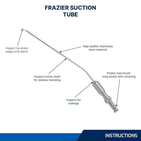 Frazier Suction Surgical Tube No. 5 Aspirator Surgical Instruments in Saudi Arabia