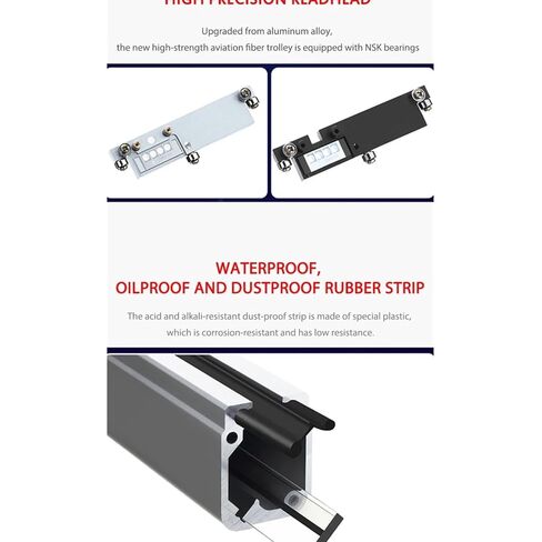 KA200 Linear Sensors, 16 * 16 40mm Slim Optical Encdocer 5um DRO Scale Sensor Lathe Mill, 1pc in Kuwait