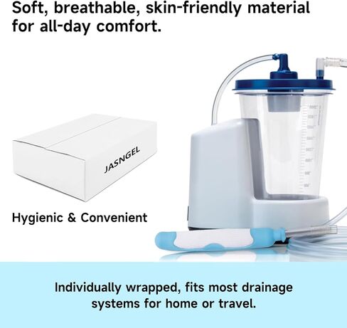 Female External Urinary Catheter, Non-Invasive Urine Collection Device, Soft Skin-Friendly Fit, Leak-Resistant Seal, Individually Wrapped, Compatible with Most Drainage Systems, 30-Pack in Saudi Arabia