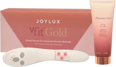Joylux - مجموعة vFit and Photonic Gel، جهاز صحي أنثوي للنساء، من أجل الصحة في المنزل والعناية الذاتية (مجموعة من قطعتين) in Saudi Arabia