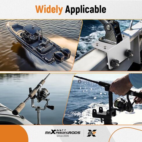 maxpeedingrods Track Mount Base من الألومنيوم، حامل أدوات لنظام مسار القارب 90 درجة لـ BroCraft Cannon RamMount وScotty Side/Deck Mount Ram Mount in Saudi Arabia