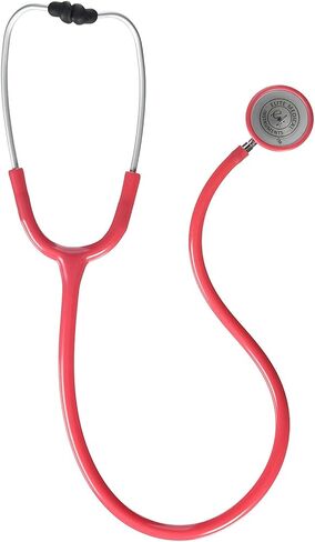 سماعة طبية مزدوجة الرأس EMI Premium سريرية خفيفة الوزن 4oz - أسود ستيلث - للممرضات والأطباء والمهنيين الطبيين وطب الطوارئ in Kuwait