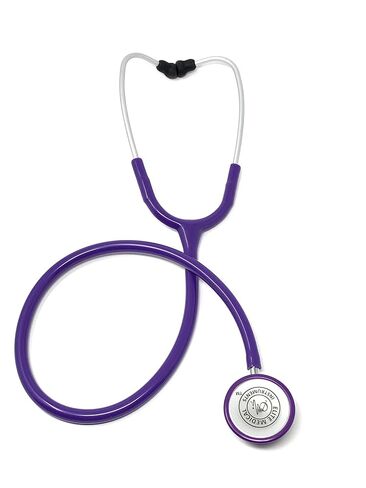 سماعة طبية مزدوجة الرأس EMI Premium سريرية خفيفة الوزن 4oz - أسود ستيلث - للممرضات والأطباء والمهنيين الطبيين وطب الطوارئ in Kuwait