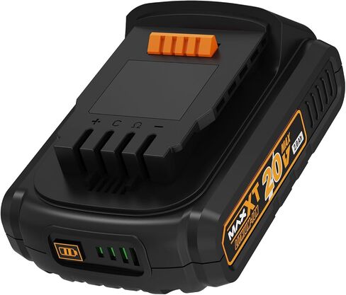 حزمة بطارية MAXXT 20V 2.0Ah، منتجات MAXXT المتوافقة، توفر قدرة تحمل طويلة الأمد، استخدام شحن سريع (برتقالي، 2.0Ah) in Kuwait