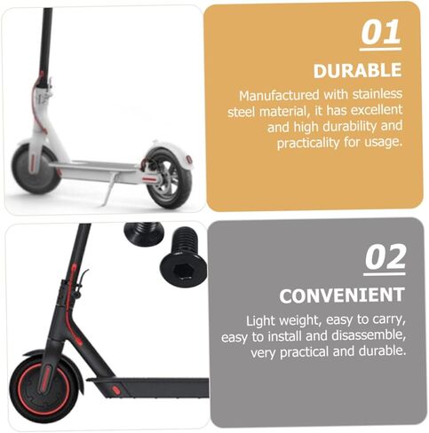 LIOOBO Universal Scooter Parts Set Replacement Screws for Handlebar Fork and Pole Wrench for Easy Installation and Removal in Saudi Arabia