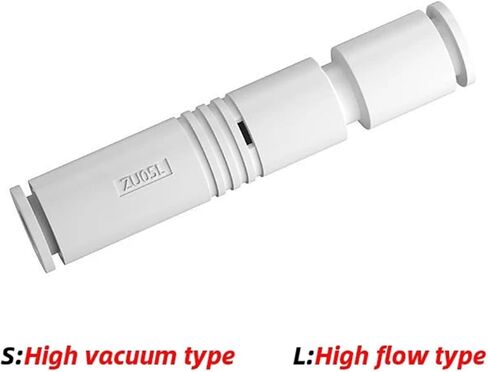1pcs Tubular Vacuum Generator ZV-06 08 ZU05S Pneumatic Chuck Parts Straight ZU07S ZU05L ZU07L 6mm Negative Pressure Ejector VML1006(ZU07L) in Saudi Arabia