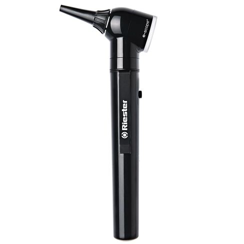 Riester 2101-201 e-scope Direct Illumination Otoscope with 2.5V Xenon, Black in Saudi Arabia