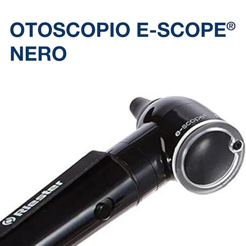 Riester 2101-201 e-scope Direct Illumination Otoscope with 2.5V Xenon, Black in Saudi Arabia
