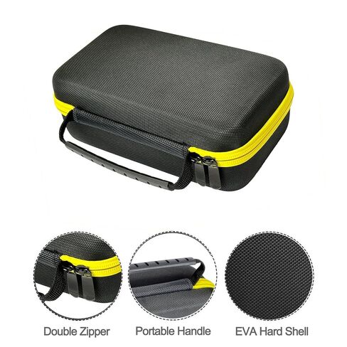 حافظة صلبة متوافقة مع جهاز Fluke 15B+/17B+/87v/88v /AstroAI الرقمي المتعدد والمحلل TRMS 6000 فولت متر (الحافظة فقط) (سحاب أصفر) in Kuwait