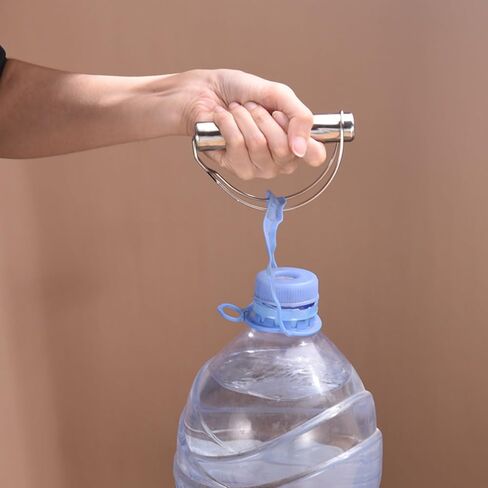 حامل حقائب البقالة، حامل أكياس البقالة شديد التحمل من الفولاذ المقاوم للصدأ، كل منها يحمل ما يصل إلى 100 رطل - قبضة مريحة لحمل أكياس التسوق، وحقائب البقالة، والدلاء، وحقيبة تسوق شديدة التحمل وأكثر متانة in Saudi Arabia