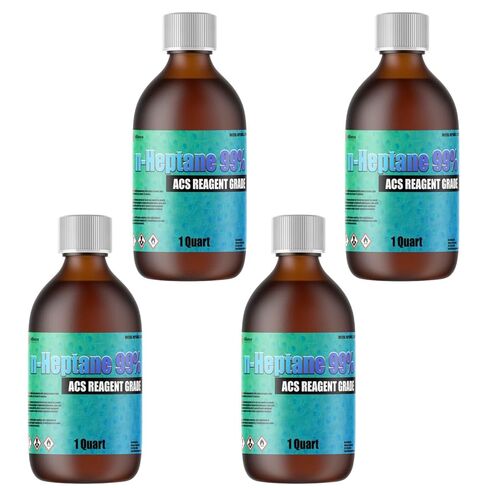Alliance Chemical n-Heptane 99% ACS - زجاجة نصف لتر - مذيب نافثا عالي النقاء in Kuwait