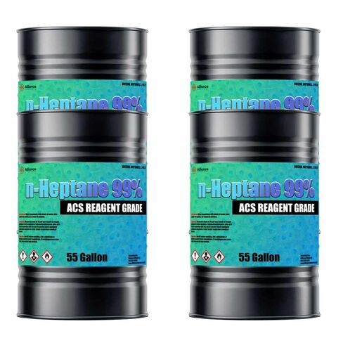 Alliance Chemical n-Heptane 99% ACS - زجاجة نصف لتر - مذيب نافثا عالي النقاء in Kuwait