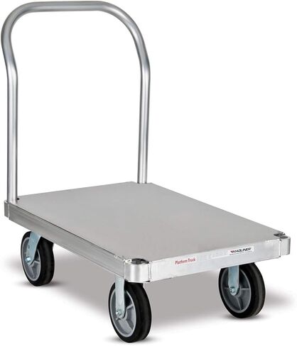Magliner Platform Truck, 30" x 60" Smooth Deck and 5" Black Thermoplastic Casters, 1,600 lb. Capacity in Saudi Arabia