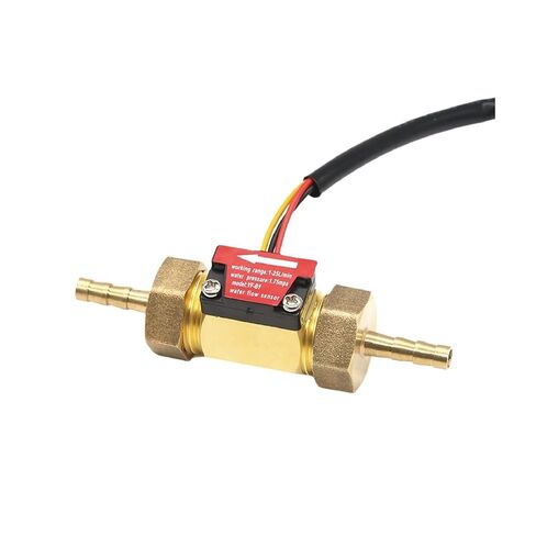 B1 Brass Water Flow Sensor Meter Impeller 1/2 Inch with Accessories Hose(B1-10mm) in Saudi Arabia