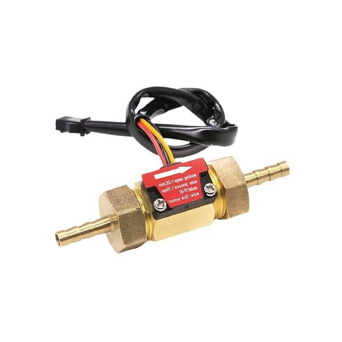 B1 Brass Water Flow Sensor Meter Impeller 1/2 Inch with Accessories Hose(B1-10mm) in Saudi Arabia