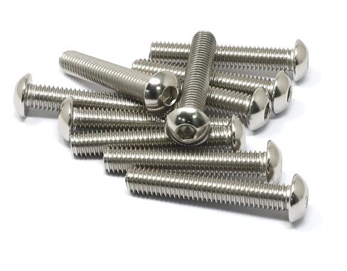 iexcell 10 Pcs 3/8-16 x 2-1/4" Stainless Steel 304 Hex Socket Button Head Cap Screws Bolts Kit in Saudi Arabia