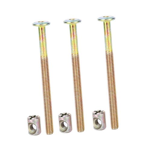 M6 Bolts and Nuts Kit for Baby Cribs - Carbon Steel Hex Screws Set M6 x 40-150mm in Saudi Arabia